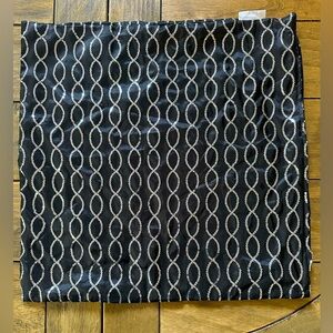 Decorative Pillow Covers 2 Included in the price. Black with Decorative Details